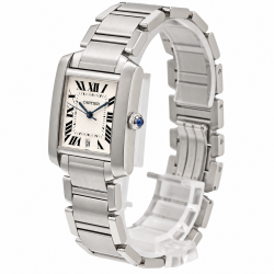 Cartier Tank Large W51002Q3 Stainless Steel Watch
